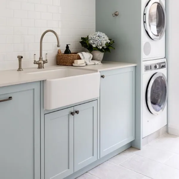 custom laundry cabinets and storage Sydney